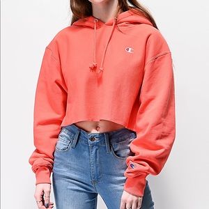 Champion crop top women’s hoodie size large